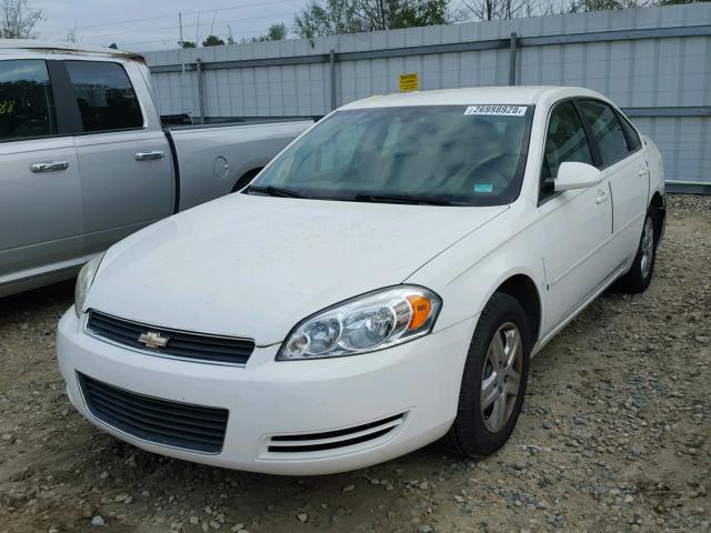 2G1WT58K769195171 - 2006 CHEVROLET IMPALA LT WHITE photo 2