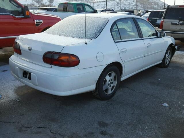 1G1NE52J33M534318 - 2003 CHEVROLET MALIBU LS WHITE photo 4