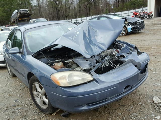 1FAFP55U41A155747 - 2001 FORD TAURUS SES BLUE photo 1