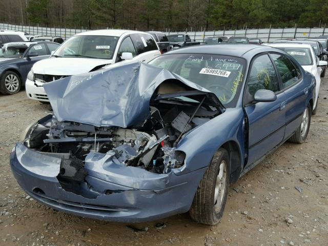 1FAFP55U41A155747 - 2001 FORD TAURUS SES BLUE photo 2