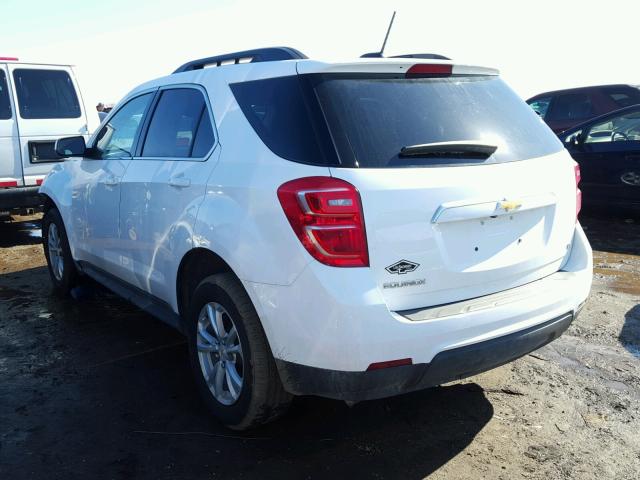 2GNALCEK5H6249685 - 2017 CHEVROLET EQUINOX LT WHITE photo 3