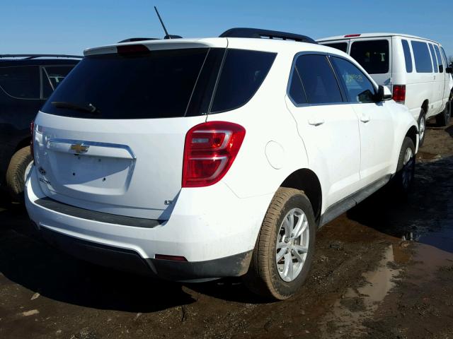 2GNALCEK5H6249685 - 2017 CHEVROLET EQUINOX LT WHITE photo 4