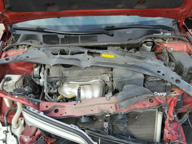 4T3ZA3BB3AU037674 - 2010 TOYOTA VENZA BASE RED photo 7