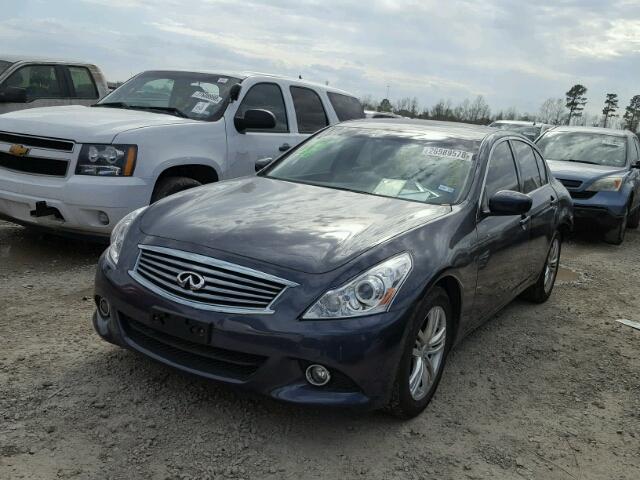 JN1CV6APXCM935054 - 2012 INFINITI G37 BASE BLUE photo 2