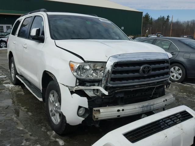 5TDBY64A78S021735 - 2008 TOYOTA SEQUOIA SR WHITE photo 1