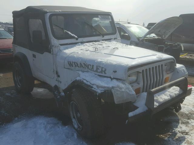 1J4FY19P9RP437907 - 1994 JEEP WRANGLER / WHITE photo 1