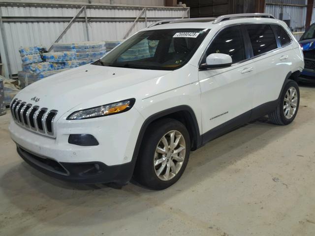 1C4PJLDS6EW200264 - 2014 JEEP CHEROKEE L WHITE photo 2