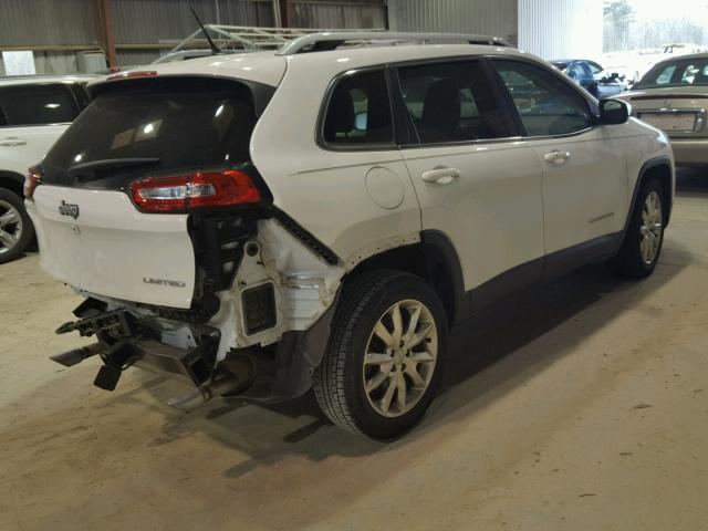 1C4PJLDS6EW200264 - 2014 JEEP CHEROKEE L WHITE photo 4