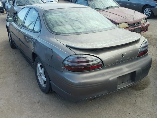 1G2WP52K1YF112918 - 2000 PONTIAC GRAND PRIX GRAY photo 3