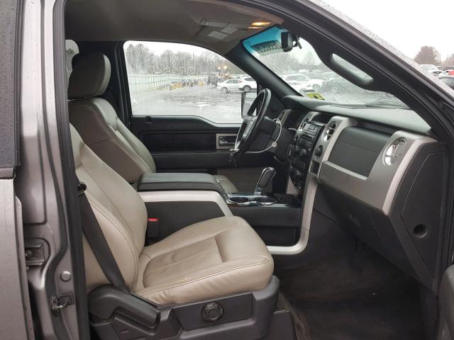 1FTPW14V39FA89002 - 2009 FORD F150 SUPER GRAY photo 5