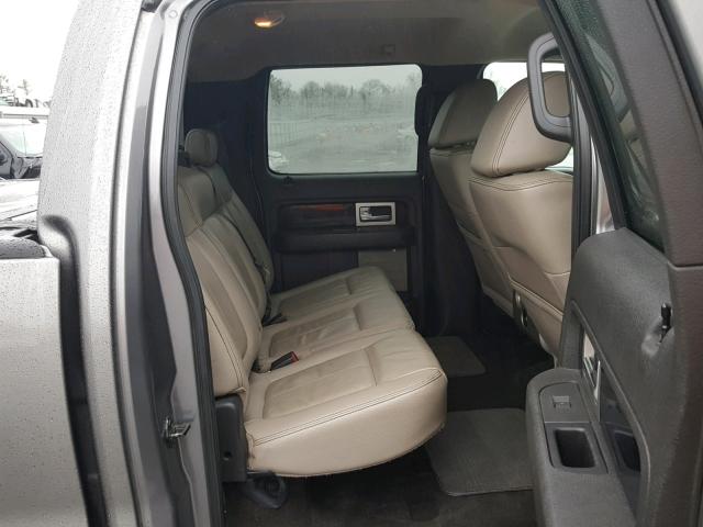 1FTPW14V39FA89002 - 2009 FORD F150 SUPER GRAY photo 6