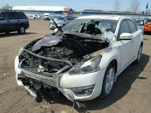 1N4AL3AP0DC283616 - 2013 NISSAN ALTIMA 2.5 WHITE photo 2