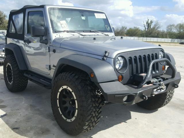 1C4AJWAG2DL639534 - 2013 JEEP WRANGLER S SILVER photo 1