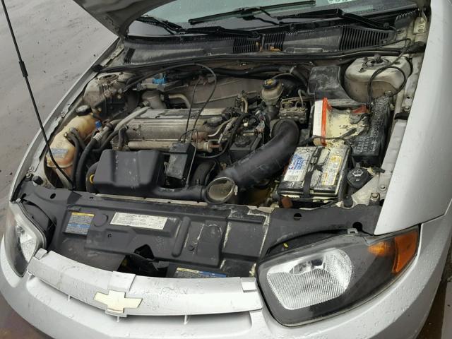 1G1JC52F447293398 - 2004 CHEVROLET CAVALIER SILVER photo 7