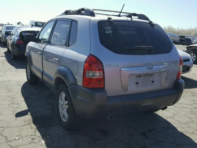 KM8JN12D46U383465 - 2006 HYUNDAI TUCSON GLS SILVER photo 3