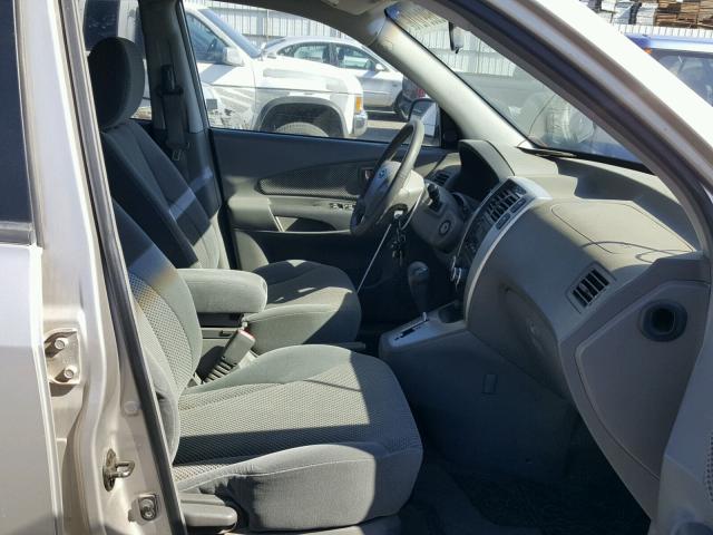 KM8JN12D46U383465 - 2006 HYUNDAI TUCSON GLS SILVER photo 5