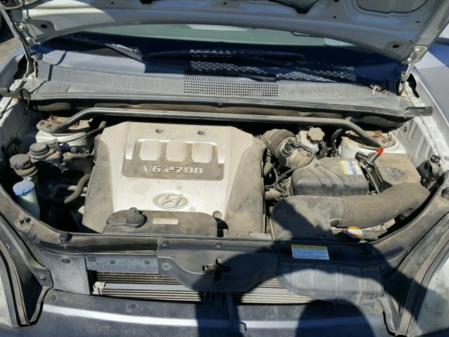 KM8JN12D46U383465 - 2006 HYUNDAI TUCSON GLS SILVER photo 7