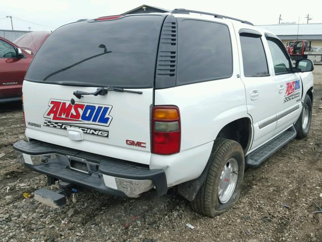 1GKEK13Z93J282531 - 2003 GMC YUKON WHITE photo 4