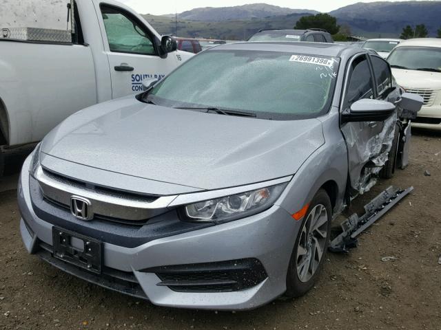 19XFC2F76HE218867 - 2017 HONDA CIVIC EX GRAY photo 2