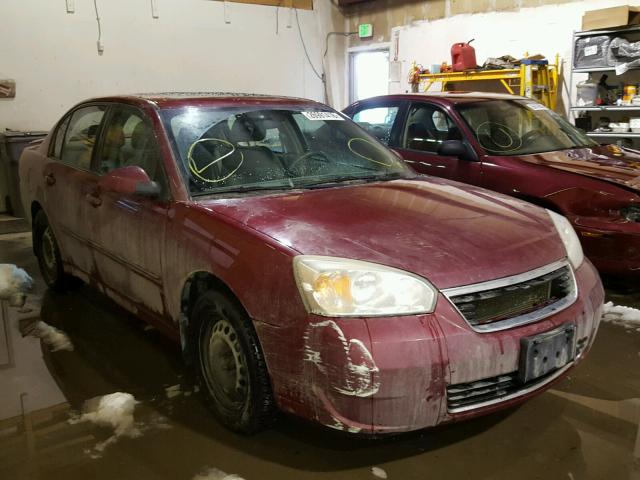 1G1ZT53896F144237 - 2006 CHEVROLET MALIBU LT MAROON photo 1