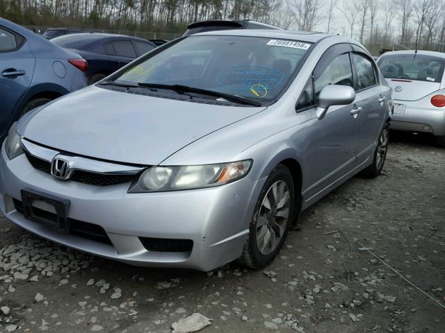 19XFA1F85AE043140 - 2010 HONDA CIVIC EX SILVER photo 2