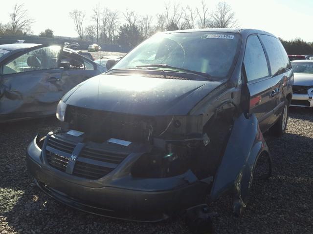 1D4GP45R77B196738 - 2007 DODGE CARAVAN SX GRAY photo 2