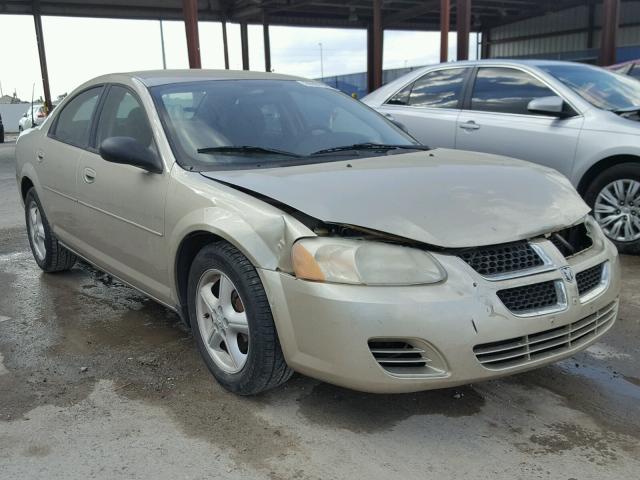 1B3EL46X66N124084 - 2006 DODGE STRATUS SX BEIGE photo 1