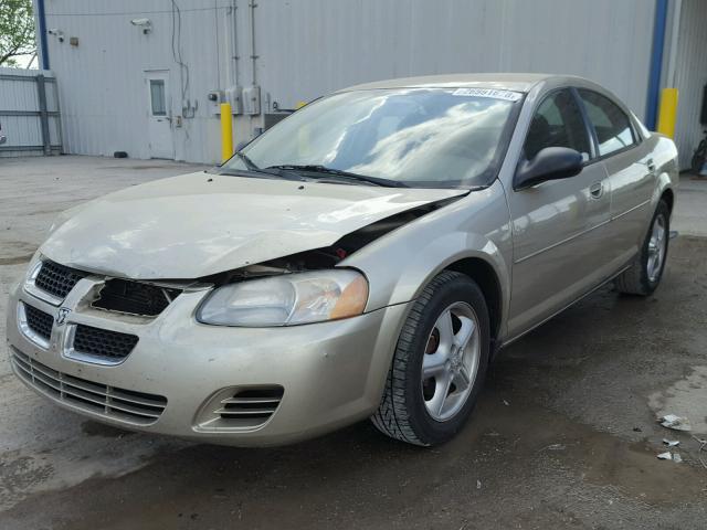 1B3EL46X66N124084 - 2006 DODGE STRATUS SX BEIGE photo 2