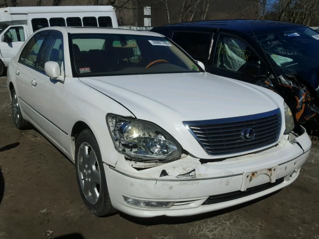 JTHBN36F540149077 - 2004 LEXUS LS 430 WHITE photo 1