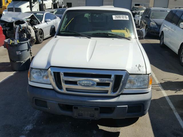 1FTYR10DX6PA90243 - 2006 FORD RANGER WHITE photo 9