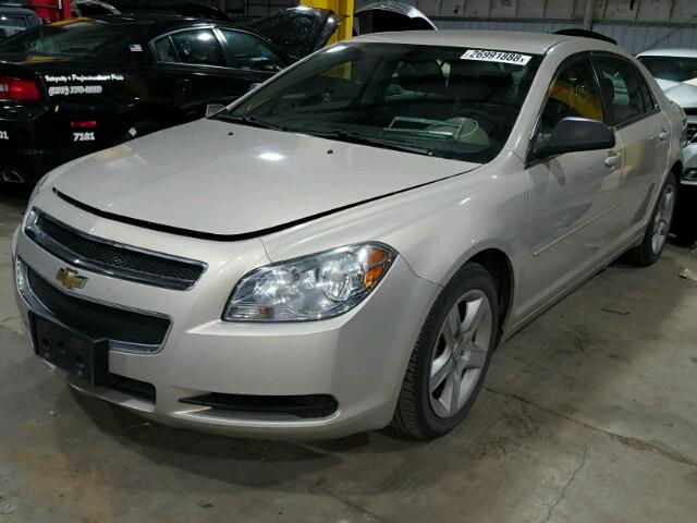 1G1ZB5EB0AF146124 - 2010 CHEVROLET MALIBU LS ოქროსფერი ფოტო 2