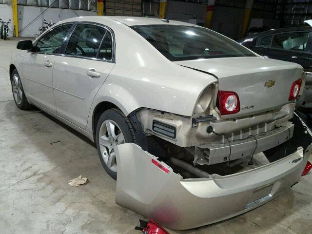 1G1ZB5EB0AF146124 - 2010 CHEVROLET MALIBU LS ოქროსფერი ფოტო 3