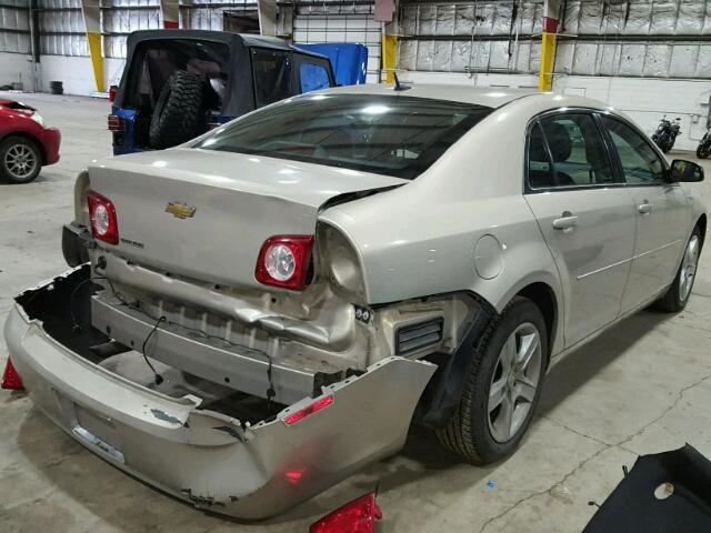 1G1ZB5EB0AF146124 - 2010 CHEVROLET MALIBU LS ოქროსფერი ფოტო 4