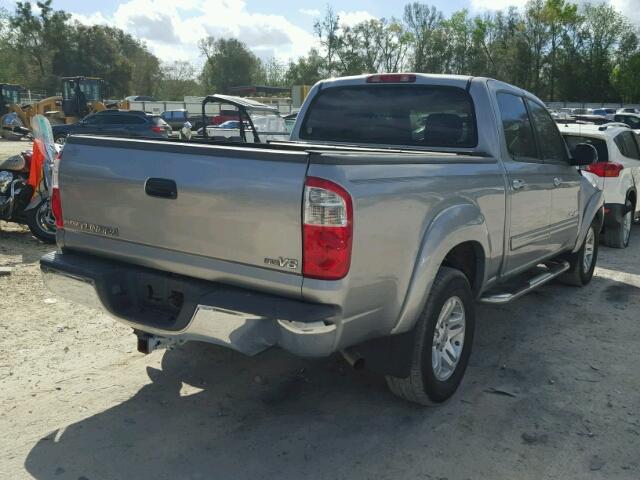 5TBET34126S548999 - 2006 TOYOTA TUNDRA DOU SILVER photo 4