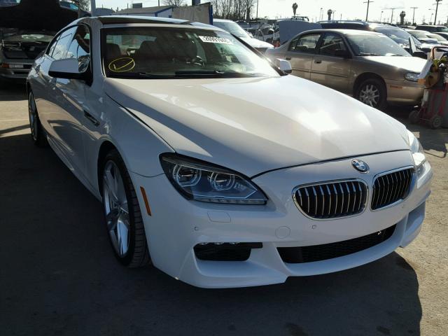 WBA6B2C55FGB99697 - 2015 BMW 650 I WHITE photo 1