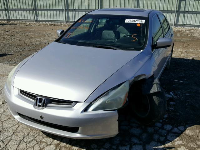 1HGCM66564A019046 - 2004 HONDA ACCORD EX SILVER photo 2