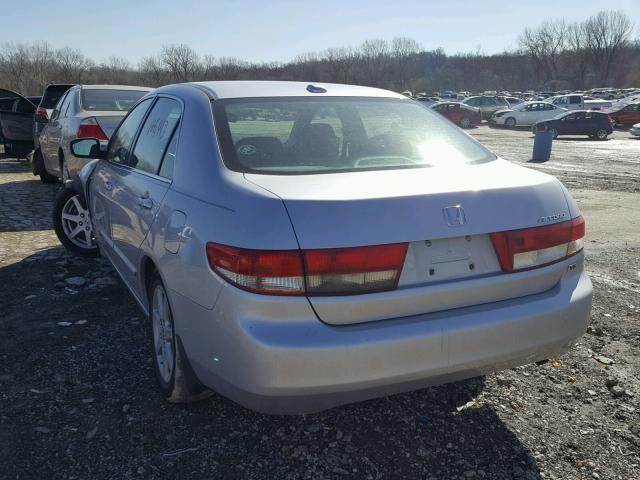 1HGCM66564A019046 - 2004 HONDA ACCORD EX SILVER photo 3