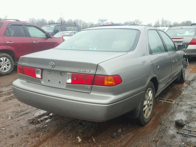 4T1BF28K11U131470 - 2001 TOYOTA CAMRY LE GRAY photo 4