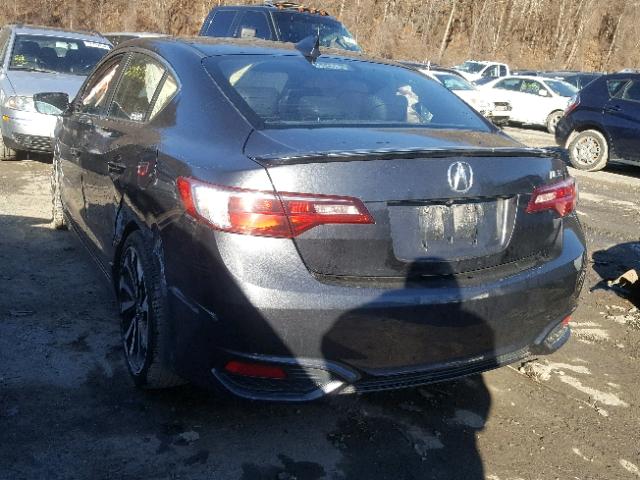 19UDE2F86GA004166 - 2016 ACURA ILX PREMIU BLACK photo 3