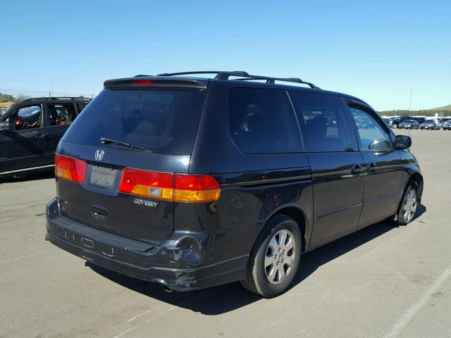 5FNRL18904B052419 - 2004 HONDA ODYSSEY EX BLACK photo 4