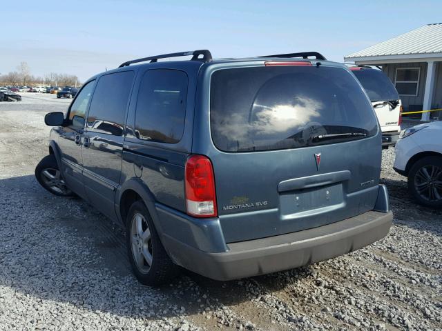 1GMDV03L95D305369 - 2005 PONTIAC MONTANA SV BLUE photo 3