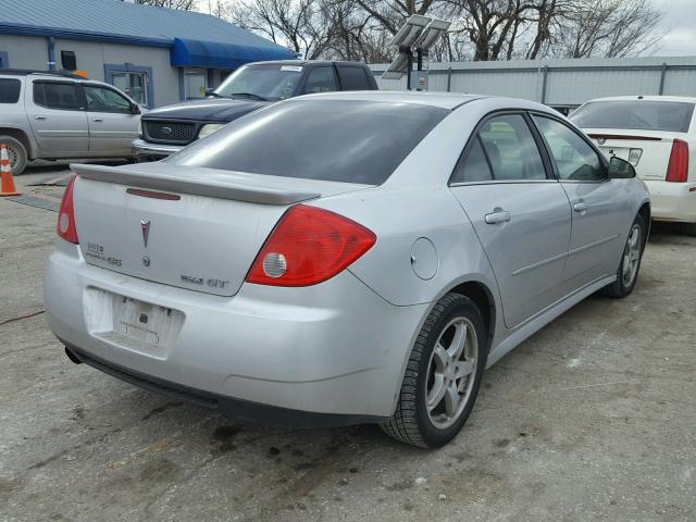 1G2ZK57K894244544 - 2009 PONTIAC G6 GT SILVER photo 4