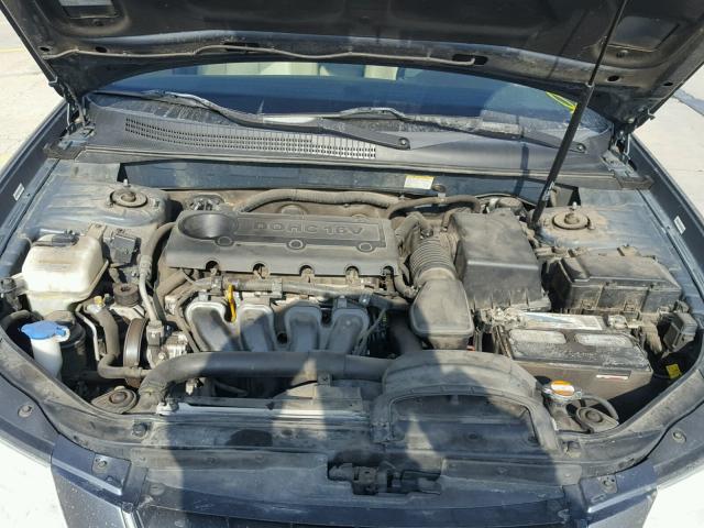 5NPEU46CX9H518619 - 2009 HYUNDAI SONATA SE CHARCOAL photo 7