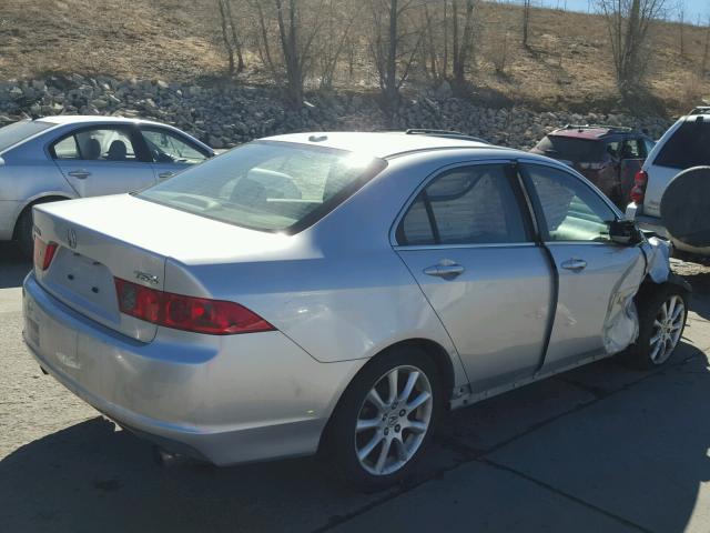 JH4CL96806C036931 - 2006 ACURA TSX SILVER photo 4