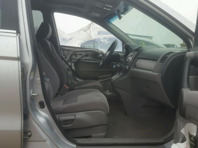 5J6RE4H51BL007227 - 2011 HONDA CR-V EX SILVER photo 5