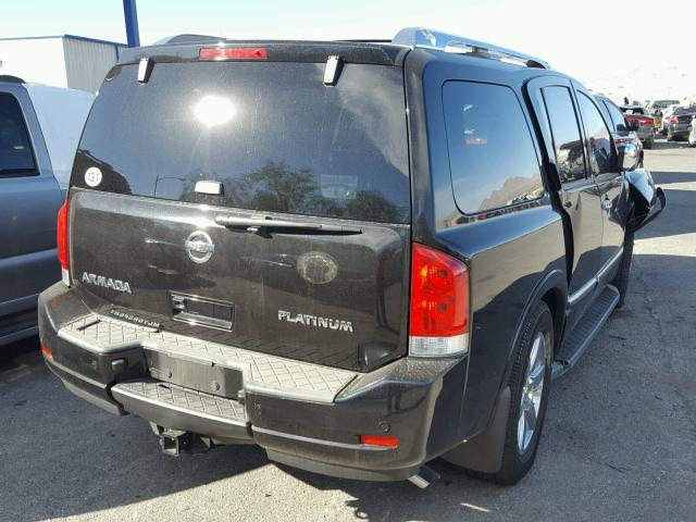 5N1AA0ND7BN601744 - 2011 NISSAN ARMADA SV BLACK photo 4