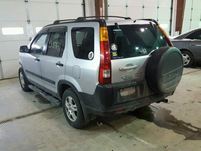 JHLRD78824C003360 - 2004 HONDA CR-V EX SILVER photo 3