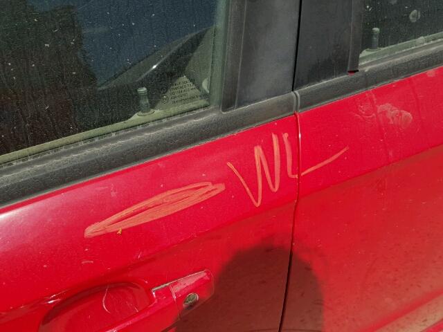 KL1TD5DE5AB089968 - 2010 CHEVROLET AVEO LS RED photo 9