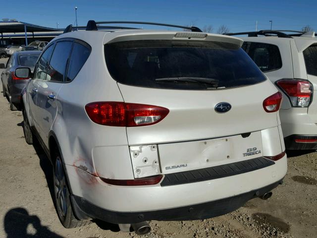 4S4WX86D574410502 - 2007 SUBARU B9 TRIBECA WHITE photo 3