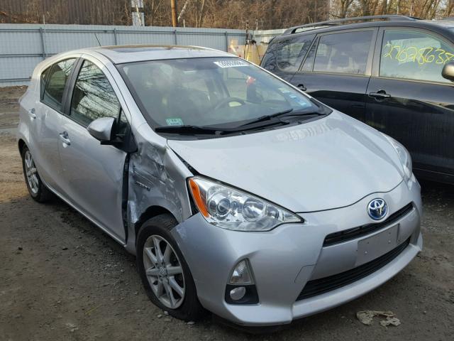 JTDKDTB30C1006210 - 2012 TOYOTA PRIUS C SILVER photo 1